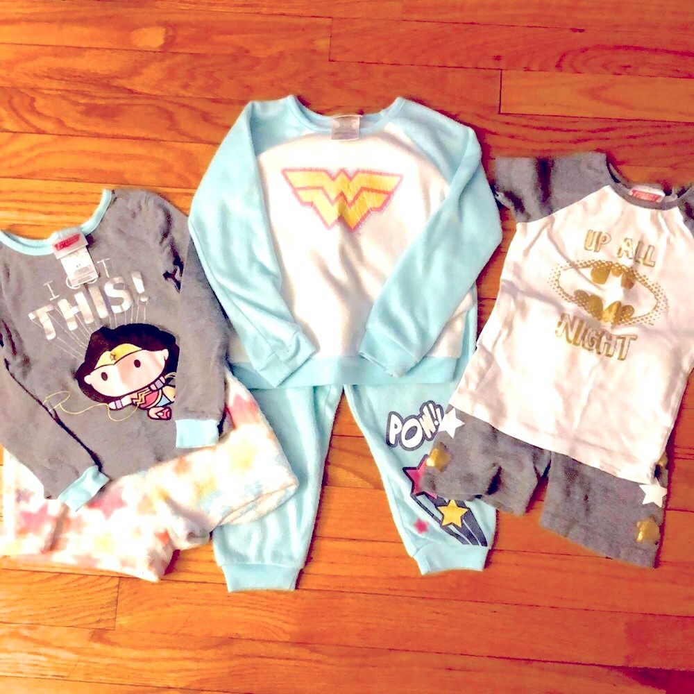 Justice League Pajama Bundle, Girls 4T
